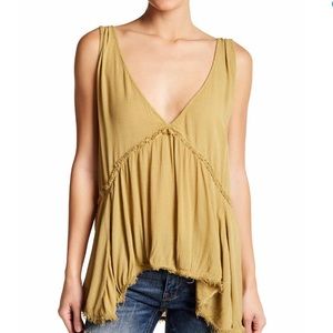 ANAMA wheat linen organic hippie boho top
